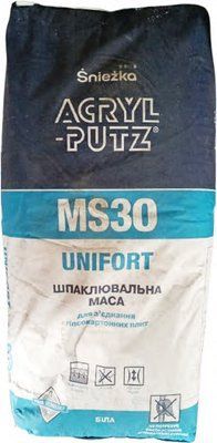 Шпаклівка для швів Sniezka Acryl-Putz MS 30 Unifort (20кг) SN0044507 фото