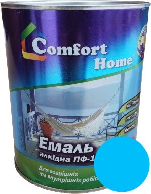 Эмаль Comfort Home (2,8кг) светло-голубая SN022ch53 фото