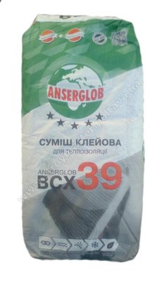 Клей для пенопласта Anserglob BCX-39 (25кг) SN01076 фото