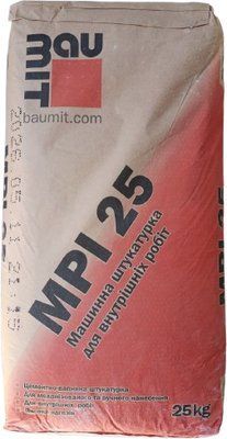 Цементно-вапняна суміш Baumit MPI 25 (25кг) SN0211614 фото