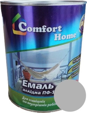 Емаль Comfort Home (2,8кг) світло-сіра SN022ch55 фото