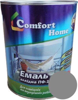 Емаль Comfort Home (2,8кг) сіра SN022ch57 фото