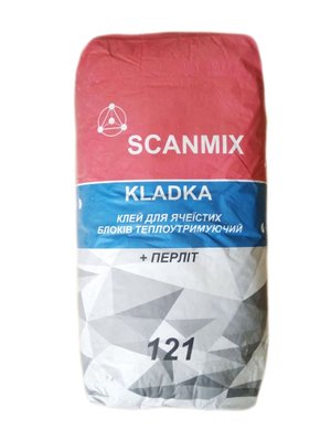 Клей для блоков Scanmix Kladka 121 (25кг) SN00362 фото