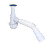 Сифон Waterstal А-40029 для мойки 1 1/2&Prime; с гофрой 000013267 фото