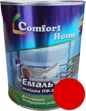 Емаль Comfort Home (2,8кг) червона SN022ch60 фото
