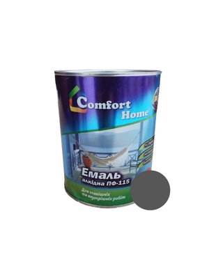 Емаль Comfort Home (0,9кг) темно-сіра SN022ch592 фото
