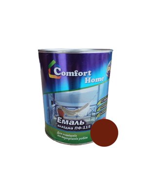 Емаль Comfort Home (0,9кг) червоно-коричнева SN022ch612 фото