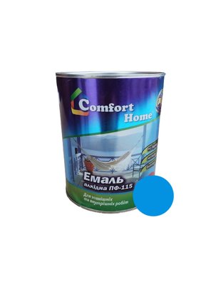 Эмаль Comfort Home (0,9кг) ярко-голубая SN022ch632 фото