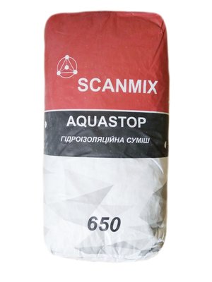 Смесь для гидроизоляции Scanmix Aquastop (25кг) SN00371 фото