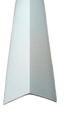 Кутник ПВХ 10х10мм білий (2,7м) SN01196 фото