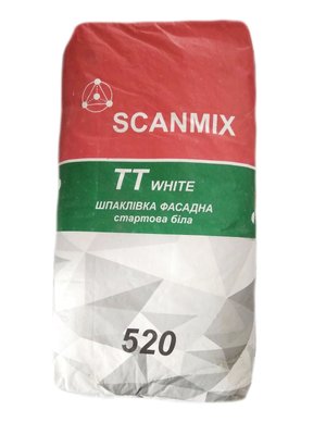 Шпаклевка фасадная Scanmix TT белая (25кг) SN00375 фото