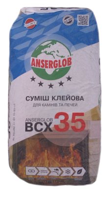 Клей для плитки Anserglob BCX 35 (25кг) SN01074 фото