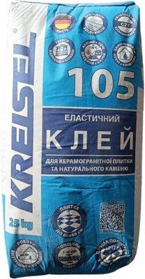 Клей для плитки Kreisel 105 еластичний (25кг) 740998146 фото